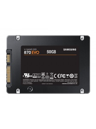 Samsung 870 EVO 500GB, 2,5" SATA